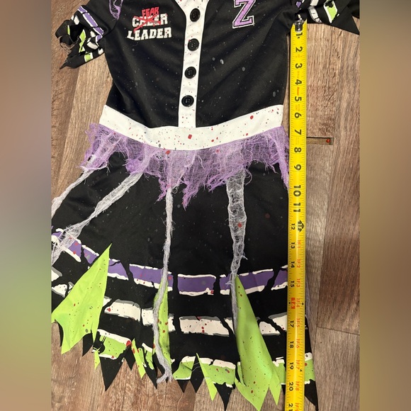 Spirit Fear Cheerleader Costume Size M - Picture 6 of 6